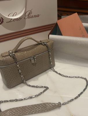 wholesale quality loro piana l19 python skin taupe